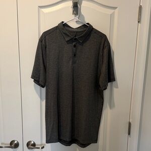 lululemon athletica Charcoal Grey Polo Shirt